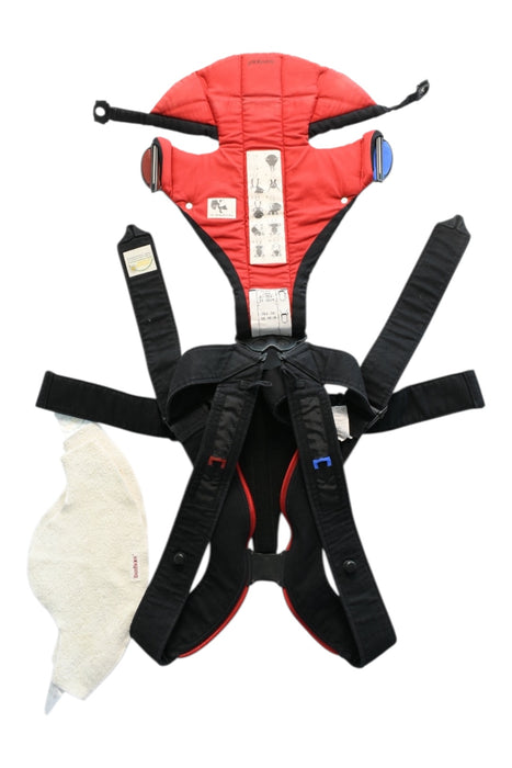 A Black Baby Carriers from BabyBjorn in size Newborn for neutral. (Back View)