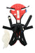 A Black Baby Carriers from BabyBjorn in size Newborn for neutral. (Back View)