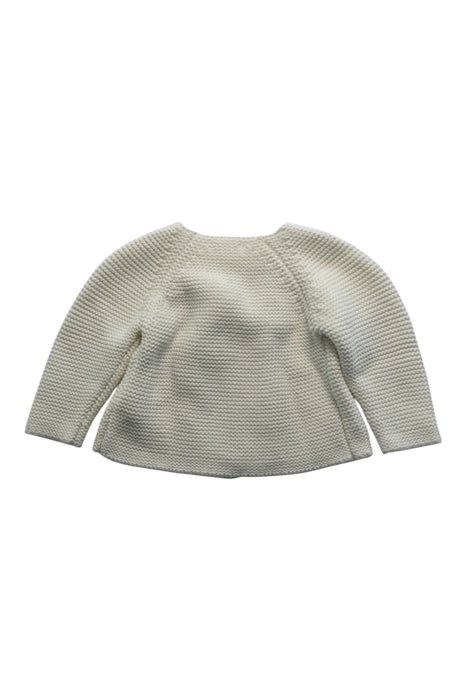 A Beige Cardigans from Bout'Chou in size 6-12M for neutral. (Back View)