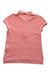A Pink Short Sleeve Polos from Polo Ralph Lauren in size 6T for girl. (Back View)