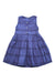 A Navy Sleeveless Dresses from Tommy Hilfiger in size 4T for girl. (Back View)