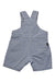 A Blue Overall Shorts from Jojo Maman Bébé in size 0-3M for boy. (Back View)