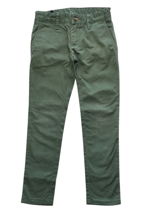 A Green Casual Pants from Hackett in size 5T for boy. (Front View)