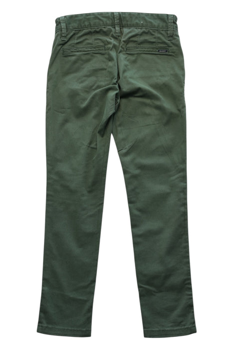 A Green Casual Pants from Hackett in size 5T for boy. (Back View)