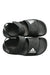 A Black Sandals from Adidas in size 7Y for boy. (Back View)