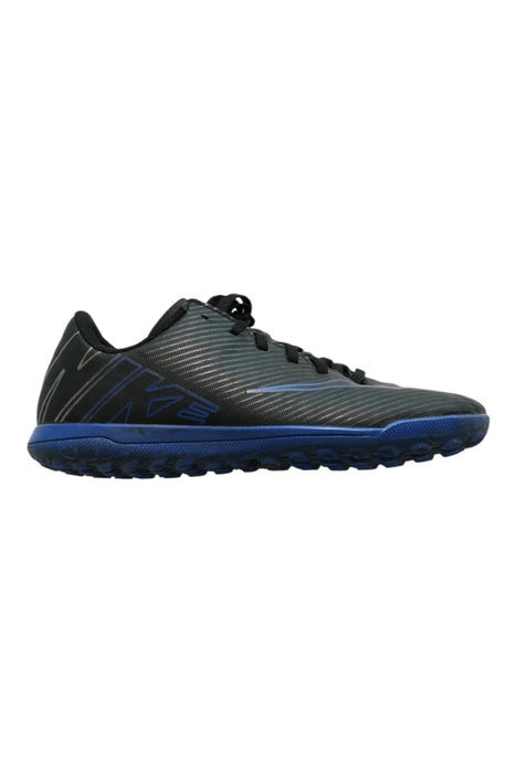 A Black Cleats/Soccer Shoes from Nike in size 9Y for boy. (Front View)
