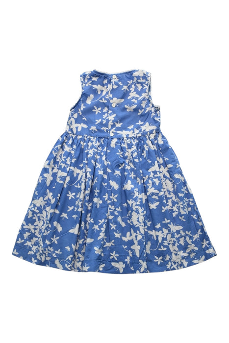 A Blue Sleeveless Dresses from Angelina in size 3T for girl. (Back View)