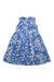 A Blue Sleeveless Dresses from Angelina in size 3T for girl. (Back View)