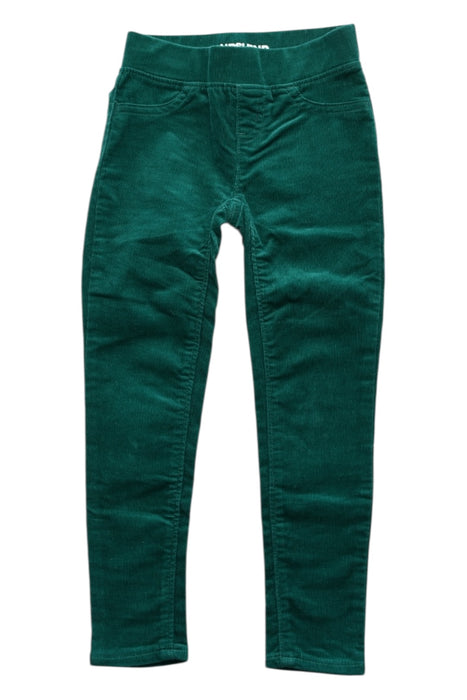 A Green Leggings from Lands' End in size 4T for girl. (Front View)