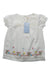 A White Short Sleeve Tops from Jojo Maman Bébé in size 4T for girl. (Front View)
