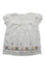 A White Short Sleeve Tops from Jojo Maman Bébé in size 4T for girl. (Back View)