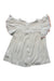 A White Short Sleeve Tops from Seed in size 4T for girl. (Back View)