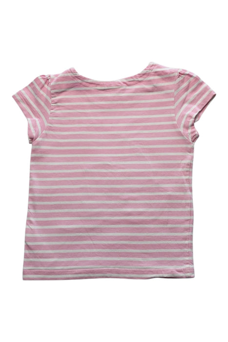 A Pink Short Sleeve Tops from Jojo Maman Bébé in size 3T for girl. (Back View)