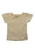 A Beige Short Sleeve Tops from Donsje in size 3T for girl. (Front View)
