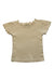 A Beige Short Sleeve Tops from Donsje in size 3T for girl. (Back View)