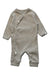 A Grey Onesies from Noppies in size Newborn for neutral. (Front View)