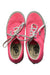 A Pink Sneakers from Vans in size 10Y for girl. (Back View)