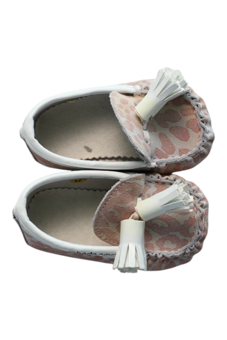 A Pink Flats from Roberto Cavalli in size 3-6M for girl. (Back View)