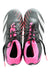 A Black Cleats/Soccer Shoes from Adidas in size 10Y for girl. (Front View)