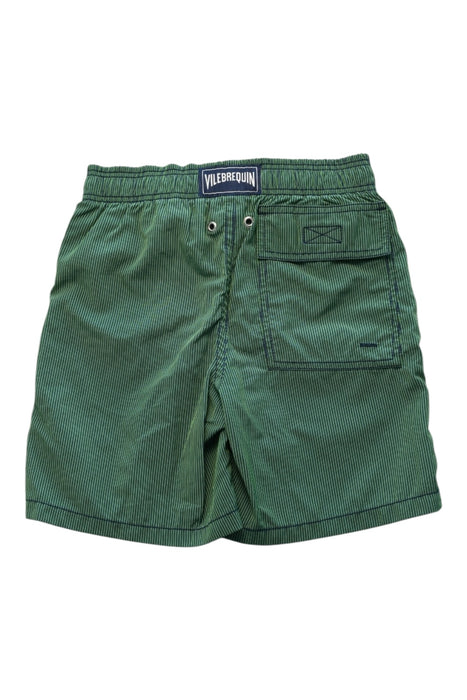 A Green Swim Shorts from Vilebrequin in size 8Y for boy. (Back View)