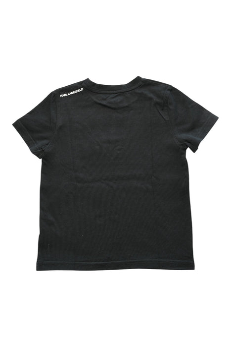 A Black Short Sleeve T Shirts from Karl Lagerfeld in size 8Y for boy. (Back View)