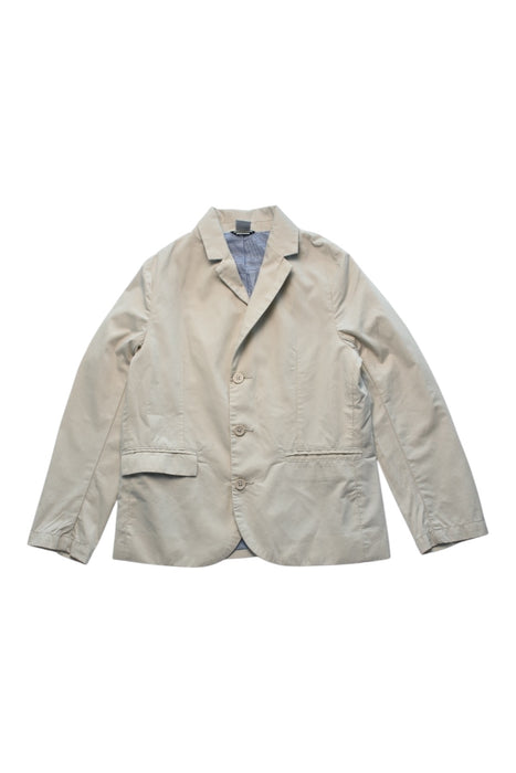 A Beige Blazers from Petit Bateau in size 8Y for boy. (Front View)