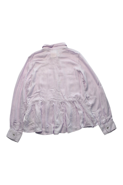 A Purple Long Sleeve Shirts from Levi's in size 11Y for girl. (Back View)