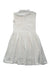 A White Sleeveless Dresses from Levi's in size 11Y for girl. (Back View)