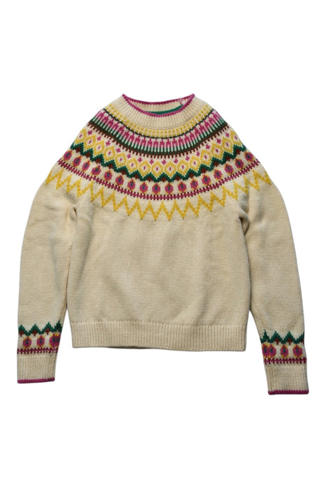 A Multicolour Knit Sweaters from Boden in size 6T for girl. (Front View)