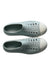 A White Sneakers from Native Shoes in size 9Y for girl. (Back View)