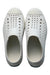 A White Slip Ons from Native Shoes in size 12Y for neutral. (Front View)