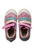 A Multicolour Sneakers from Clarks in size 5T for girl. (Front View)