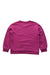 A Purple Crewneck Sweatshirts from Pangaia in size 5T for girl. (Back View)