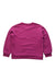 A Purple Crewneck Sweatshirts from Pangaia in size 5T for girl. (Back View)
