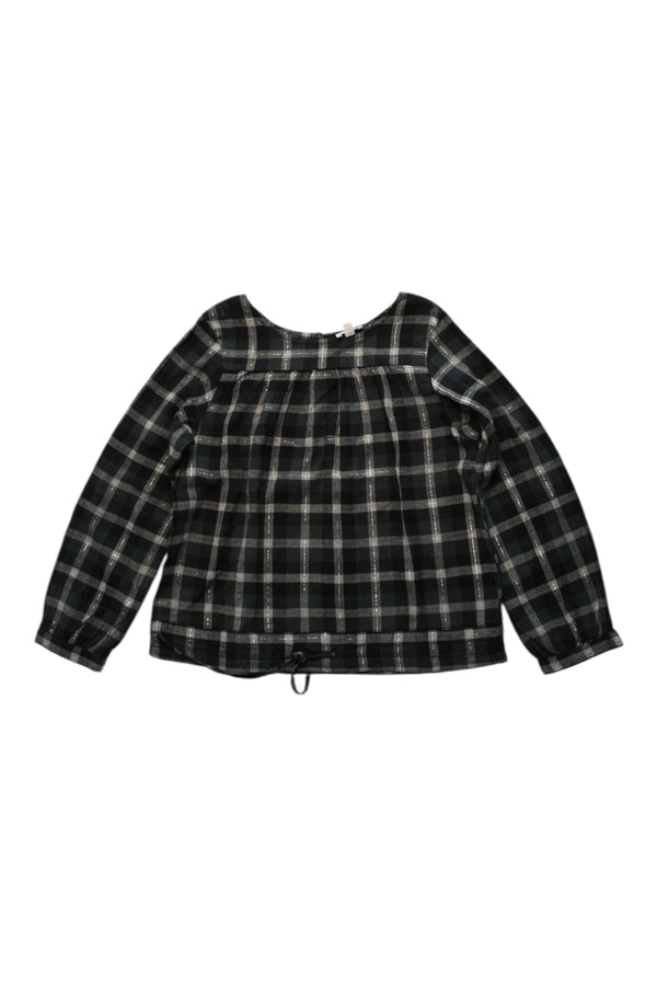 A Black Long Sleeve Tops from Zef in size 8Y for girl. (Front View)