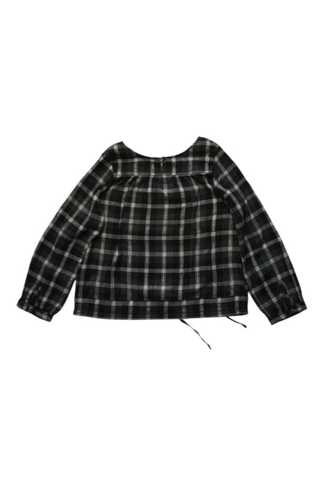 A Black Long Sleeve Tops from Zef in size 8Y for girl. (Back View)