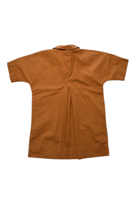 A Brown Short Sleeve Dresses from Chloe Stora x Monoprix in size 3T for girl. (Back View)
