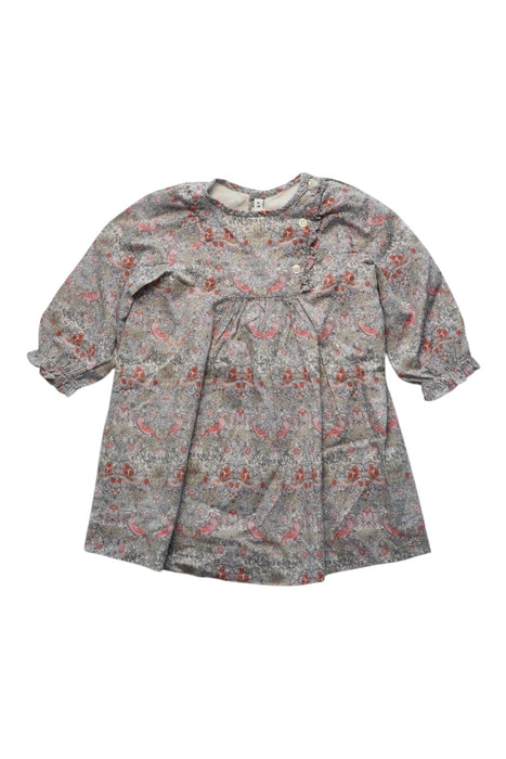 A Multicolour Long Sleeve Dresses from Bonpoint in size 12-18M for girl. (Front View)