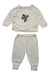 A Ivory Pants Sets from Bout'Chou in size 6-12M for girl. (Front View)