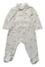 A White Onesies from Absorba in size 6-12M for girl. (Front View)
