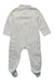 A White Onesies from Bout'Chou in size 6-12M for girl. (Back View)