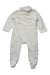 A White Onesies from Bout'Chou in size 6-12M for girl. (Front View)