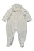 A White Onesies from Tartine et Chocolat in size 3-6M for girl. (Front View)