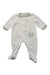 A White Onesies from Tartine et Chocolat in size 3-6M for girl. (Front View)
