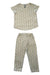 A Beige Pyjama Sets from Petit Bateau in size 2T for girl. (Front View)