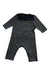A Navy Long Sleeve Rompers from Petit Bateau in size 6-12M for boy. (Back View)