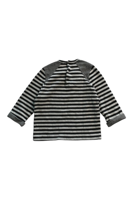 A Black Long Sleeve Tops from Petit Bateau in size 12-18M for boy. (Back View)