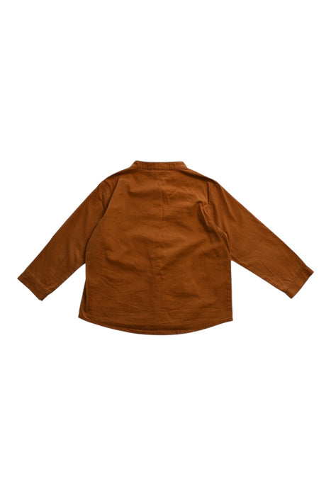 A Brown Shirts from Konges Sløjd in size 3T for boy. (Back View)