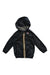 A Black Rain Jackets from K-Way in size 18-24M for boy. (Front View)