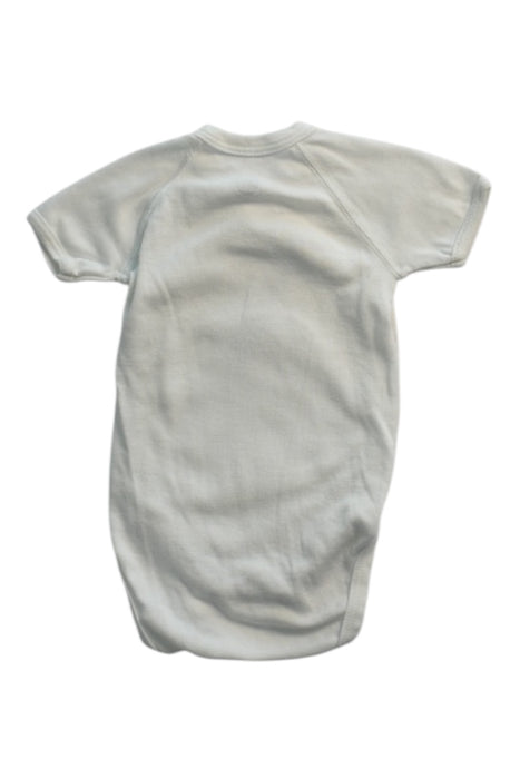 A White Short Sleeve Bodysuits from Petit Bateau in size 3-6M for neutral. (Back View)